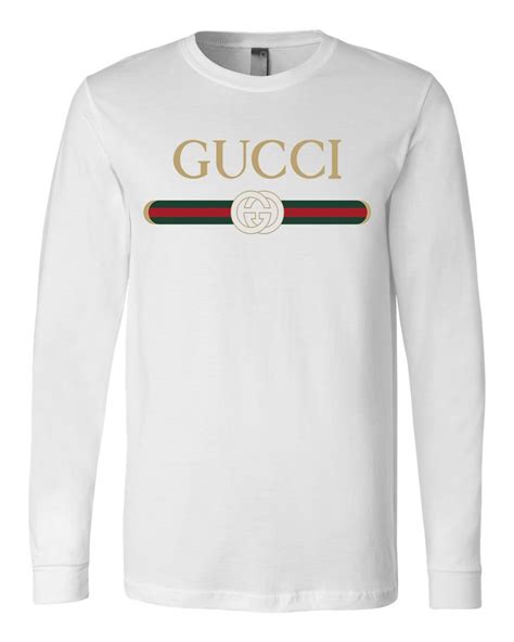 gucci mens long sleeve silk brown|Gucci long sleeve shirts for men.